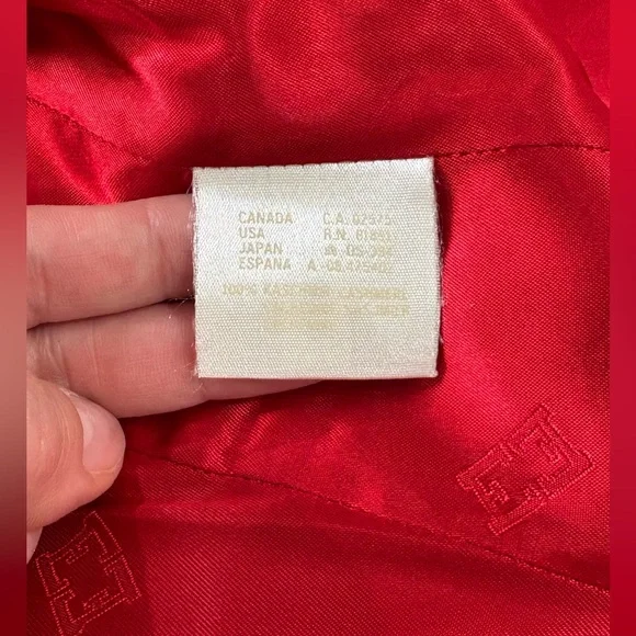 Escada Red Double-Breasted Cashmere Blazer β Luxury Italian Tailoring - Picture 7 of 10